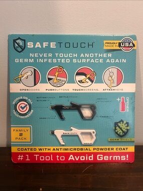 Antimicrobial Touch Tool 2-Pack - Black & White